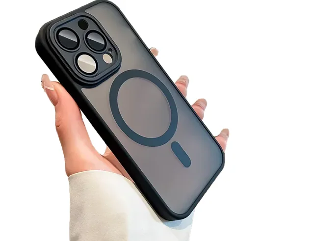 Funda mate con aro magnético · acabado y color a elegir